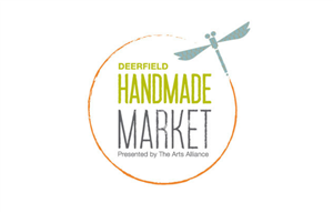 Deerfield Handmade Market logo with dragonfly